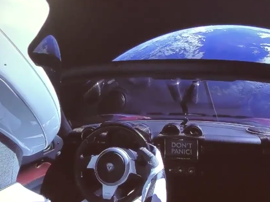 Live Views of Starman